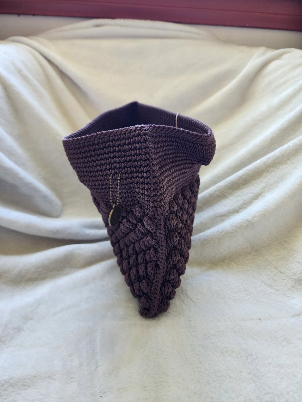 The Sak Brown Crochet Crossbody Bag - Picture 3 of 7